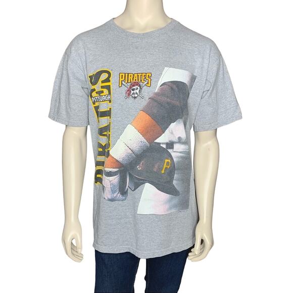 Lee Sport Other - Lee Sport NLB Pittsburgh Pirates T-shirt Short Sleeve Gray Size L